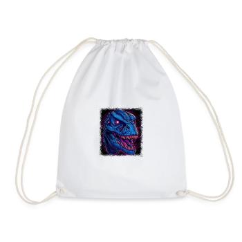 Animal Brachiosaurus Funny Joke 2004 Birthday - Drawstring Bag - white - Front
