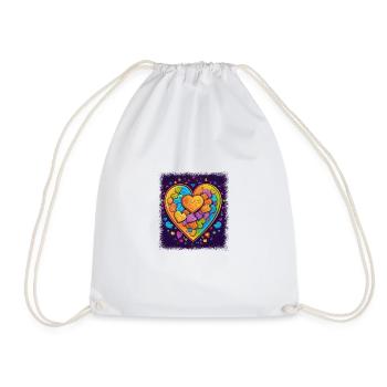 Chef Hoodies and Sweatshirts Balanced Diet Kawaii - Drawstring Bag - white - Front