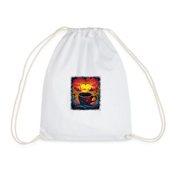 Happy Peace Symbol Gift Idea Pride Hippie Joke - Sac de sport léger - blanc - Devant