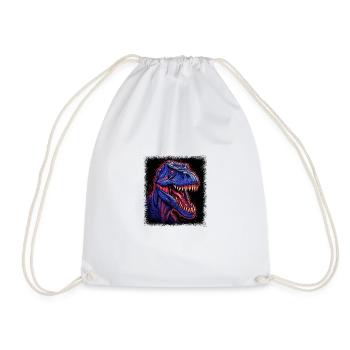 Drôles de dictons Cadeaux de costumes de dinosaures mignons - Sac de sport léger - blanc - Devant