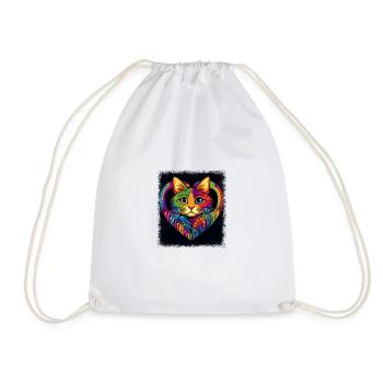 fun dump  bible verse feminism one race - Drawstring Bag - white - Front