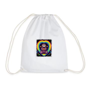 Anniversaire Bébé Loutre Citation Cadeau d’anniversaire Idée de cadeau - Sac de sport léger - blanc - Devant