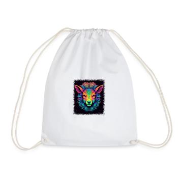 Chicken American Farmer Tshirts Birthday Comic - Drawstring Bag - white - Front