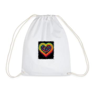 bday cool humour manger déclaration blague italienne - Sac de sport léger - blanc - Devant