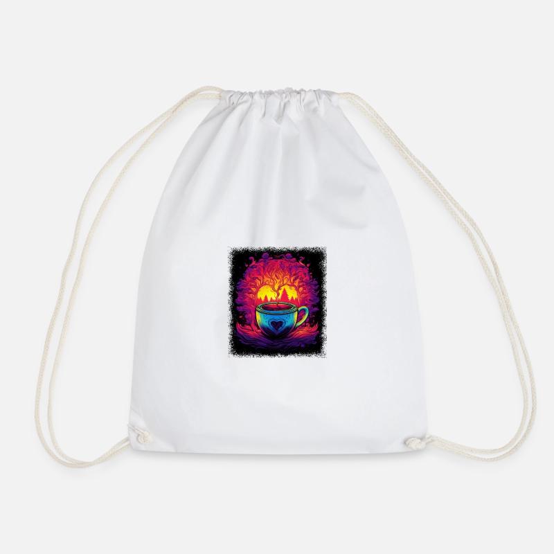 fille citation bubble tea lover christmas boba tea - Sac de sport léger - blanc