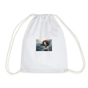 sirène - Sac de sport léger - blanc - Devant