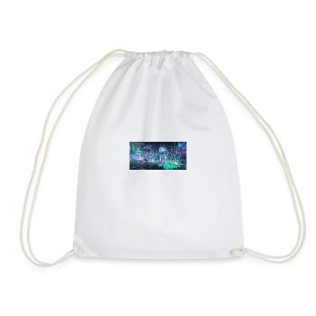 Cyberpunk street - Drawstring Bag - white - Front