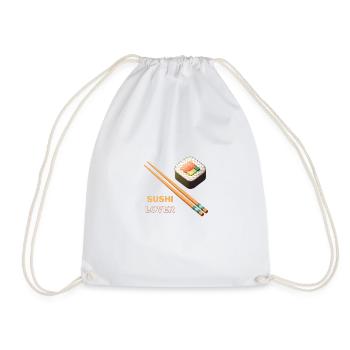 Sushi Lover - Drawstring Bag - white - Front