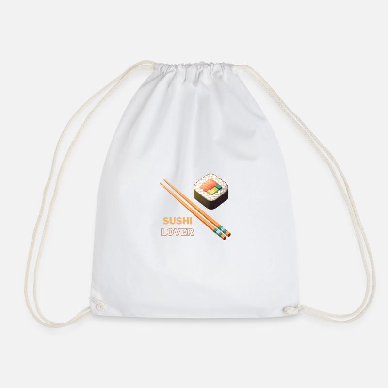 sushi lover - Turnbeutel - Weiß