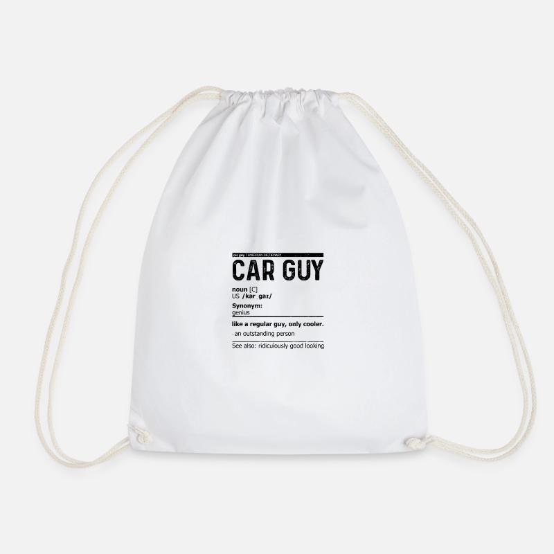Car Guy Definition - Auto - Turnbeutel - Weiß