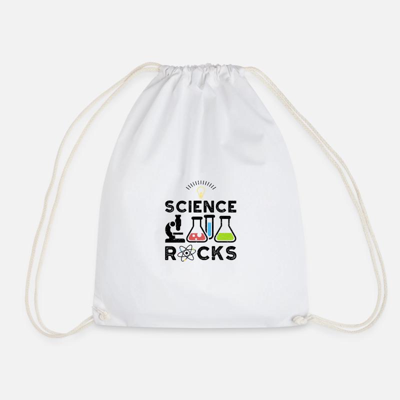 Science Rocks - Wissenschaft - Turnbeutel - Weiß