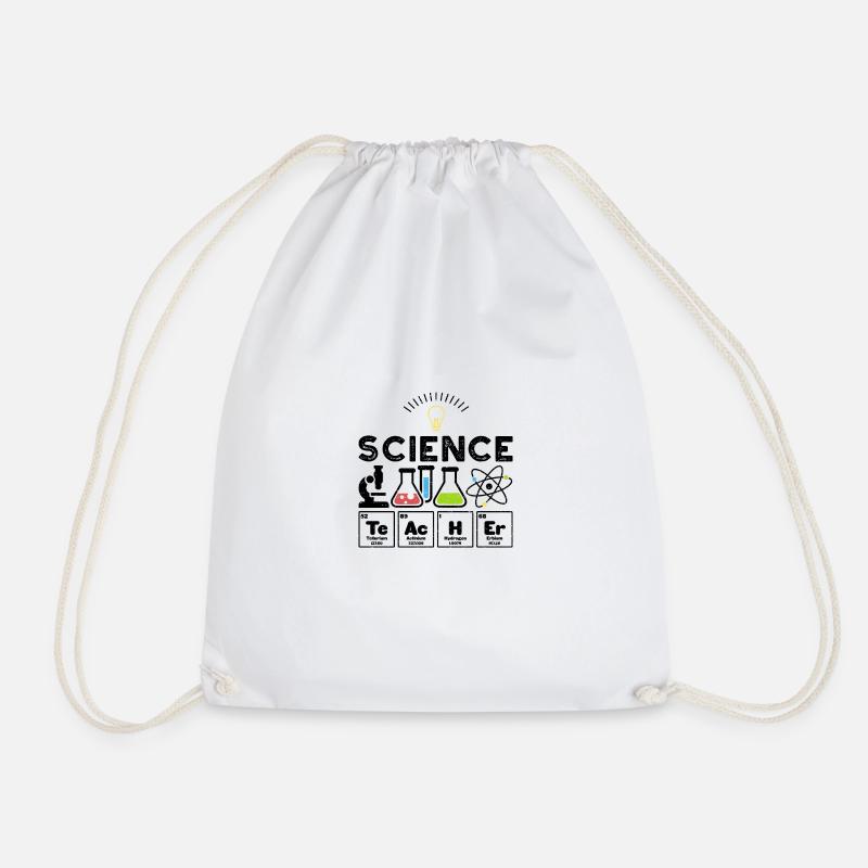 Science Teacher - Science - Drawstring Bag - white