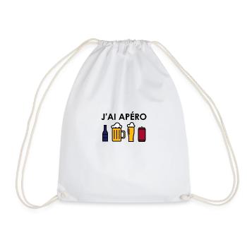 J'ai apéro - Sac de sport léger - blanc - Devant