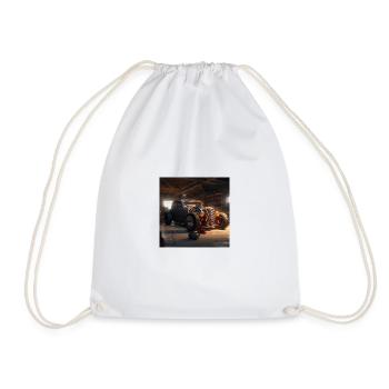 Gros Hot Rod - Sac de sport léger - blanc - Devant