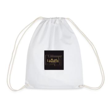 clean design - Drawstring Bag - white - Front