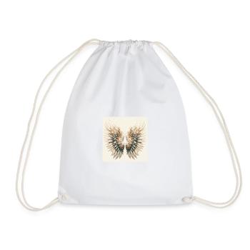 Impression d’ailes d’ange - Sac de sport léger - blanc - Devant