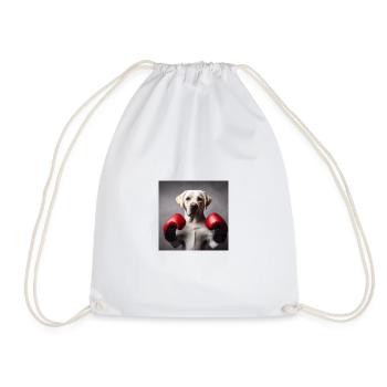 Boxe Labrador - Sac de sport léger - blanc - Devant