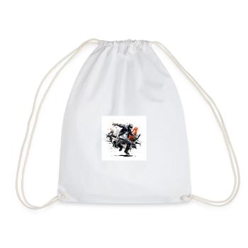 Hip Hop Shadowdancer - Sac de sport léger - blanc - Devant