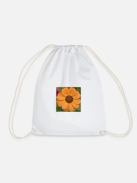 fibonacci flower - Drawstring Bag - white