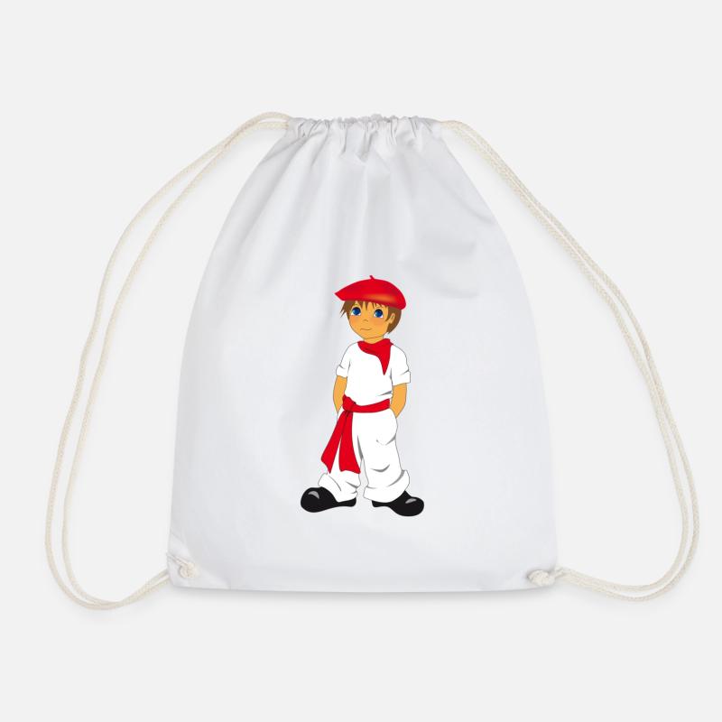 P'tit basque - Sac de sport léger - blanc
