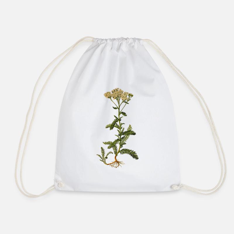 herb rosemary parsley thyme dill oregano - Drawstring Bag - white