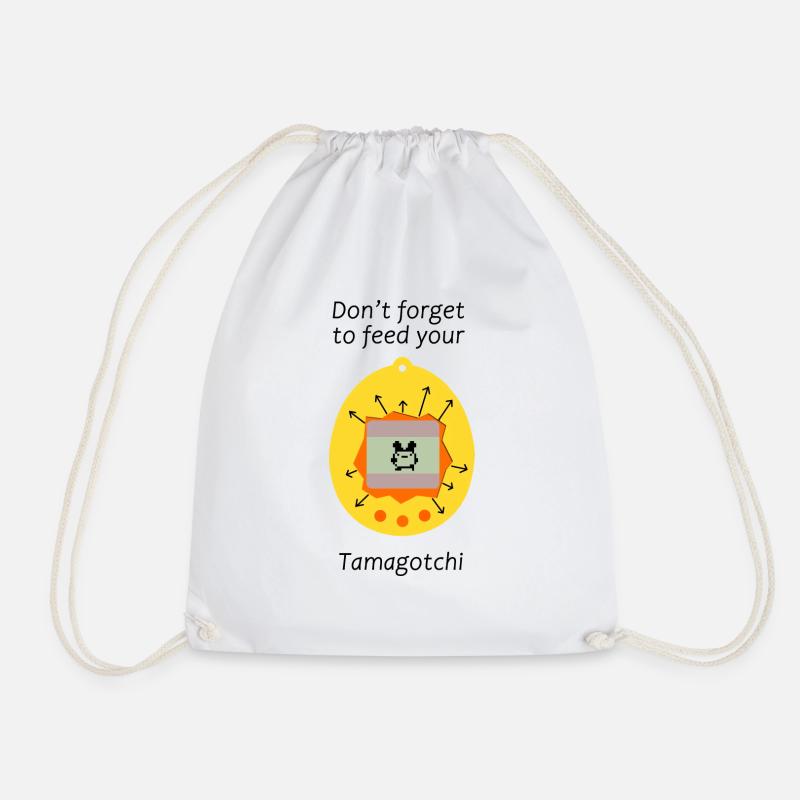 Feed Tamagotchi - Turnbeutel - Weiß