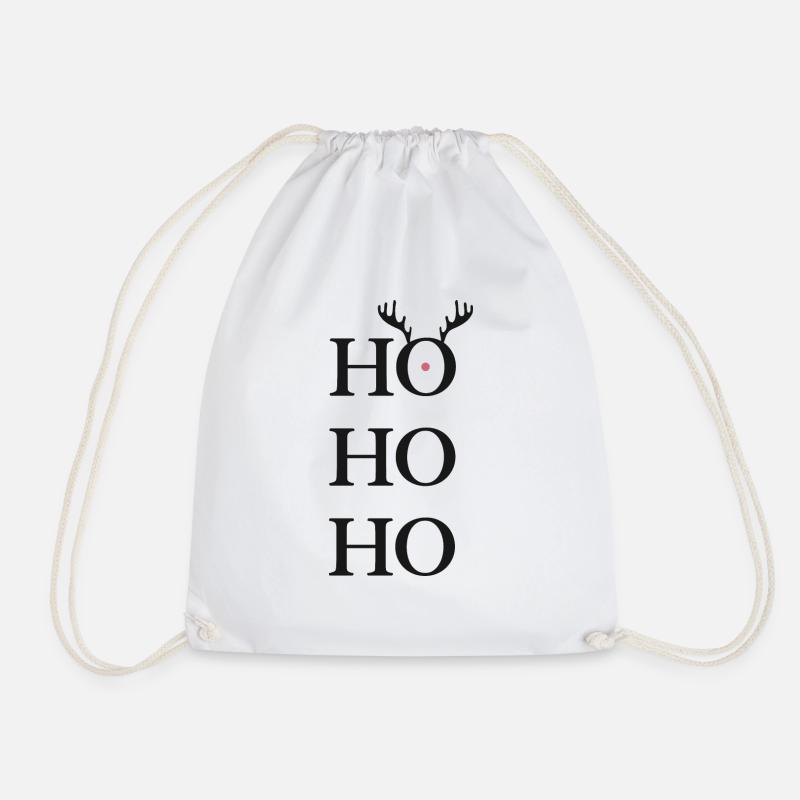 Ho Ho Ho - Turnbeutel - Weiß