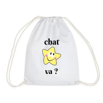 Chat va ? - Sac de sport léger - blanc - Devant