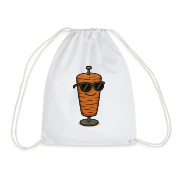 Döner Comic - Sac de sport léger - blanc - Devant