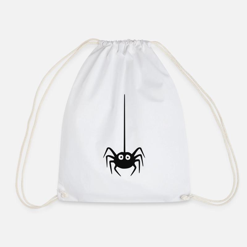 Spinne - Spider - Turnbeutel - Weiß