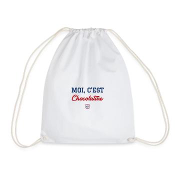 Moi, c'est Chocolatine - Sac de sport léger - blanc - Devant