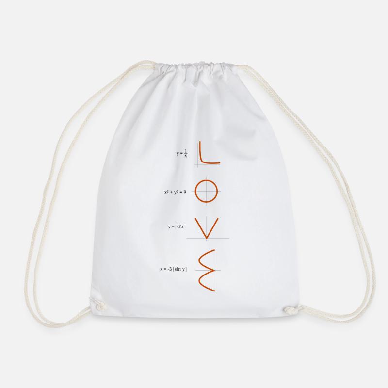 All you need is love - Drawstring Bag - white