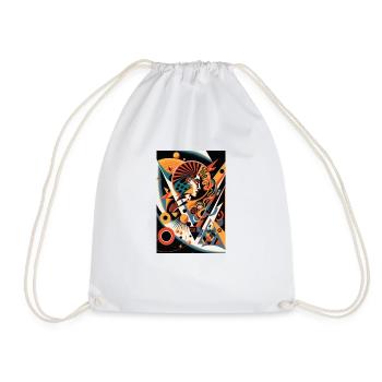 Cubethulhu Incarnation of Sandmarker Art - Drawstring Bag - white - Front