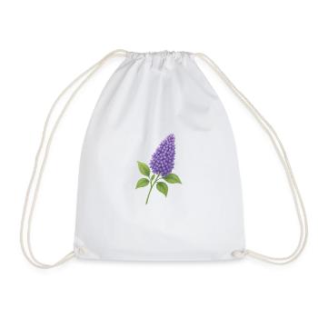 Fleur de lilas – splendeur printanière délicate - Sac de sport léger - blanc - Devant