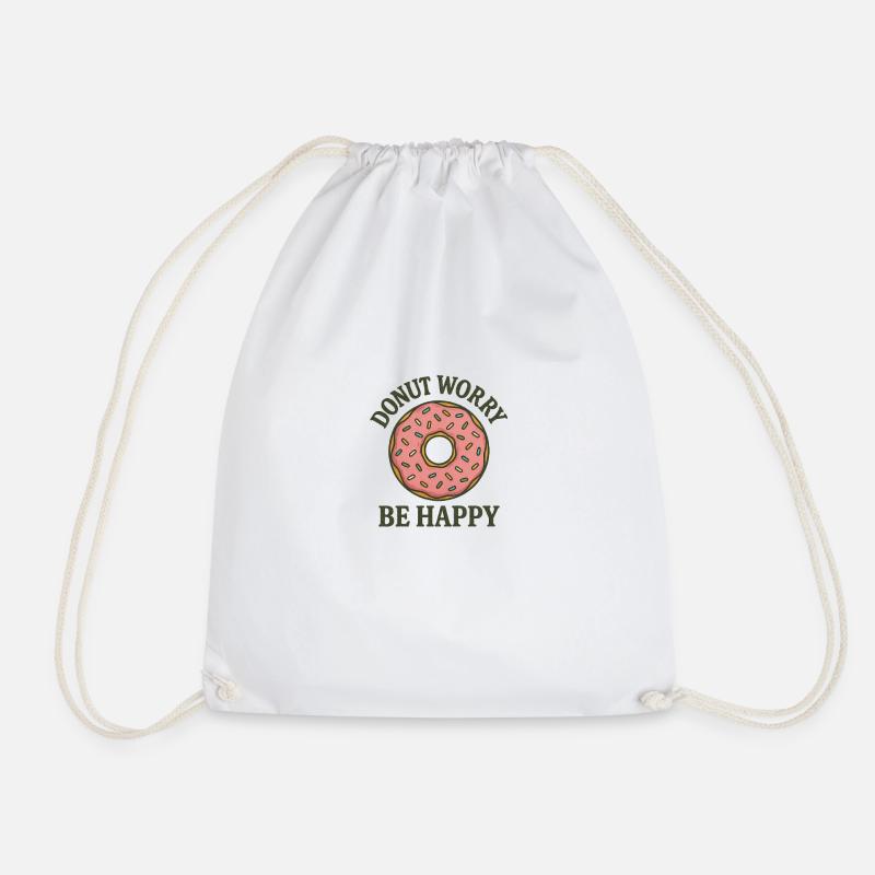 Donut Worry - Turnbeutel - Weiß