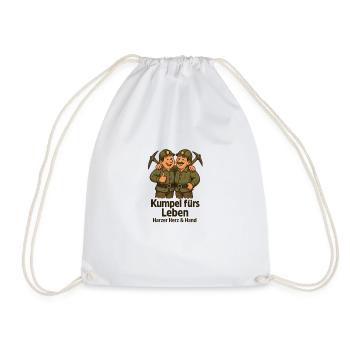 Buddy for Life Harz Mining - Drawstring Bag - white - Front