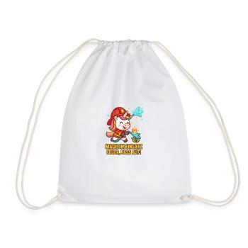 La magie en action Licorne extinctrice - Sac de sport léger - blanc - Devant