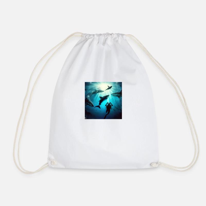 Divemaster 2 - Turnbeutel - Weiß