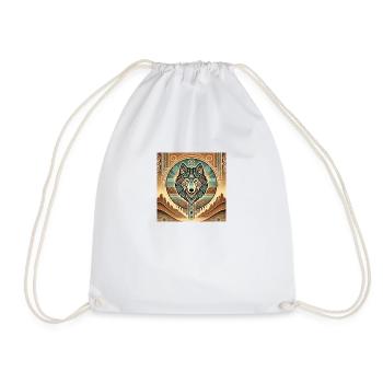 Le loup à vos côtés - Sac de sport léger - blanc - Devant
