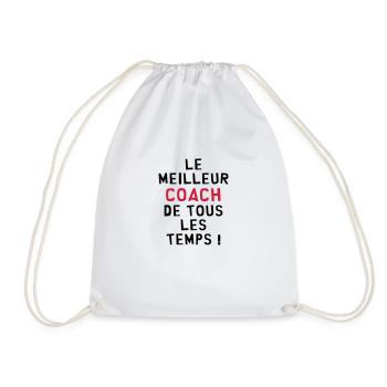 Le meilleur Coach de tous les temps ! - Sac de sport léger - blanc - Devant