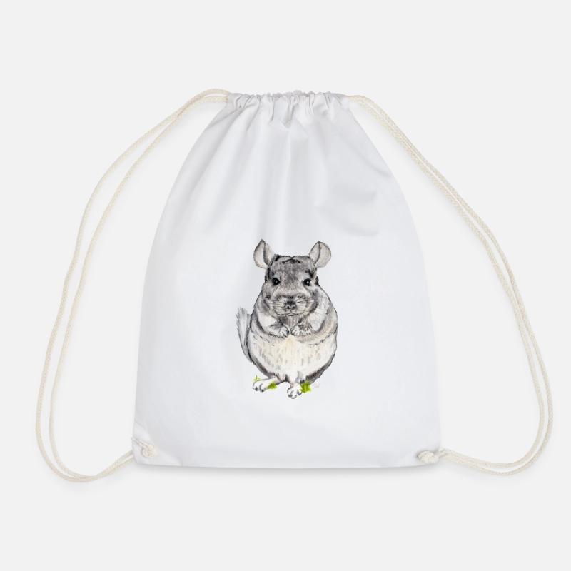 Chinchilla - Turnbeutel - Weiß