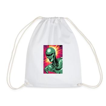 Alien2 - Turnbeutel - Weiß - Vorne
