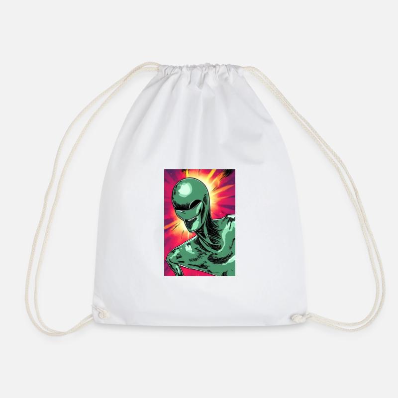Alien2 - Turnbeutel - Weiß