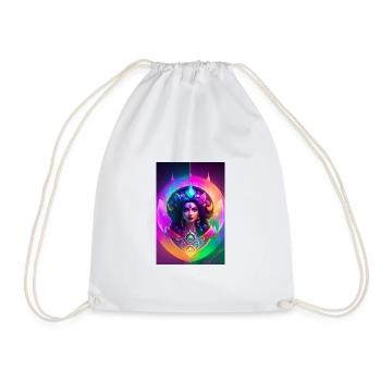 Queen of the Night - Drawstring Bag - white - Front