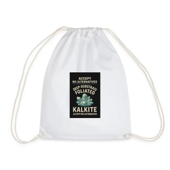 Accept No Alternatives - Drawstring Bag - white - Front