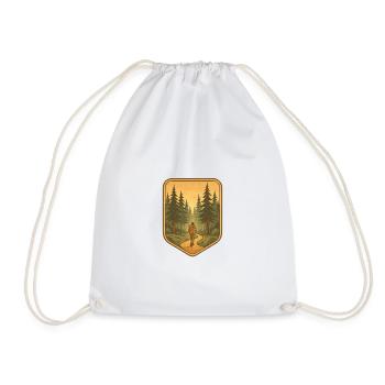 Into the Forest - Drawstring Bag - white - Front