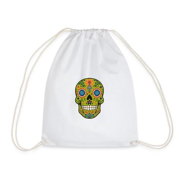 Calavera Loco – Der wilde Zuckerschädel - Turnbeutel - Weiß - Vorne