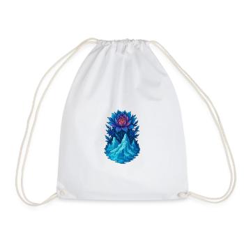 Floraison glaciaire - Sac de sport léger - blanc - Devant