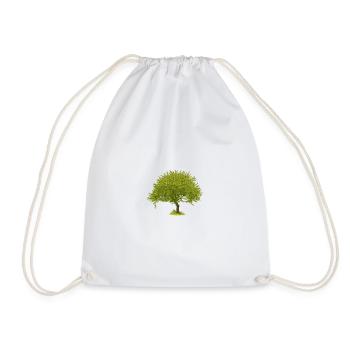 Grüner Sommerbaum - Turnbeutel - Weiß - Vorne