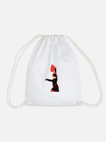 Flemish - Drawstring Bag - white